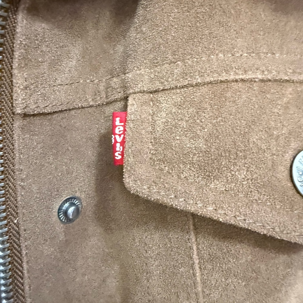 Levi's Tan Sherpa-Lined Jacket S - Picture 3 of 7